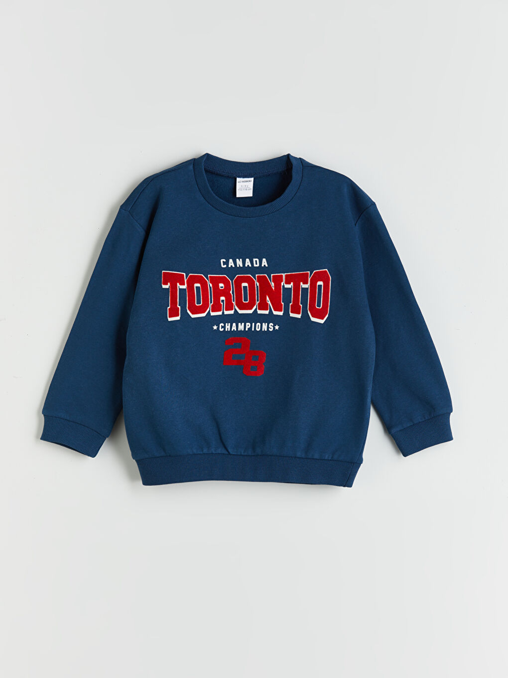 LCW Kids Crew Neck Printed Boys' Sweatshirt 2 Pack -W55840Z1-QVK