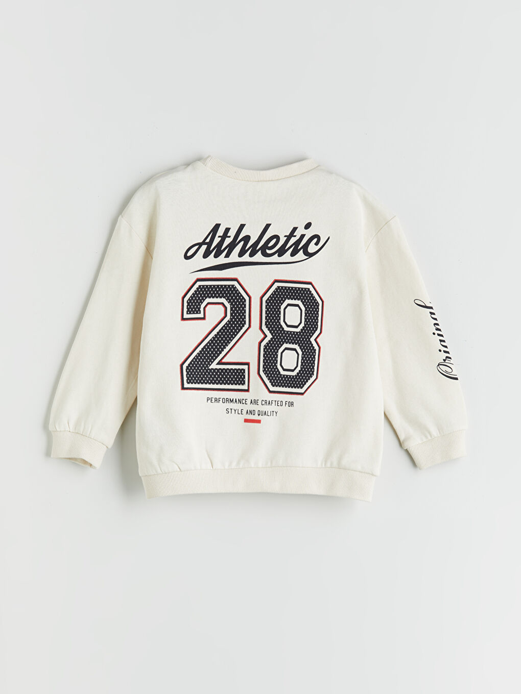 LCW Kids Crew Neck Printed Boys' Sweatshirt 2 Pack -W55840Z1-QVK
