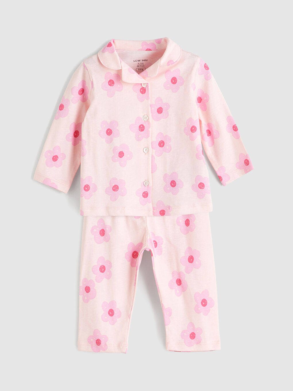 LCW baby Бебе момиче Розово Комплект -W55991Z1-LSZ