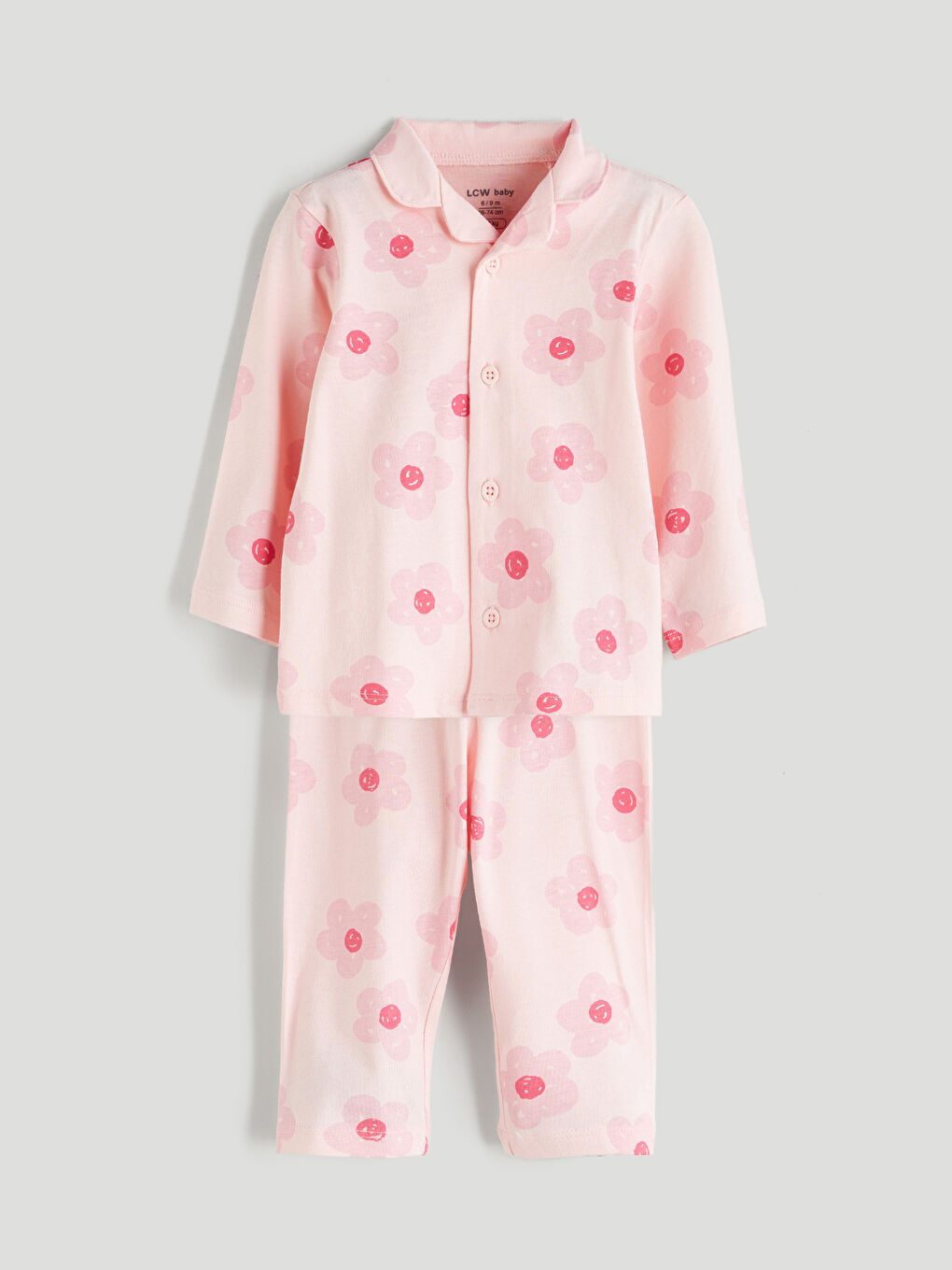 LCW baby Бебе момиче Розово Комплект -W55991Z1-LSZ