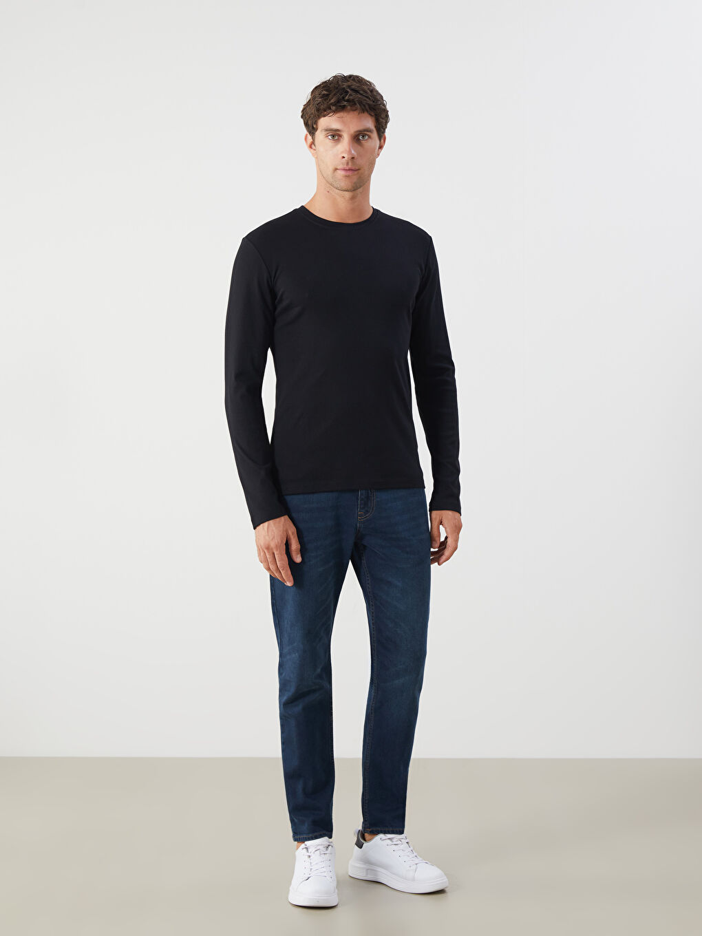 Sweat-shirt pour Hommes à Col Rond-1