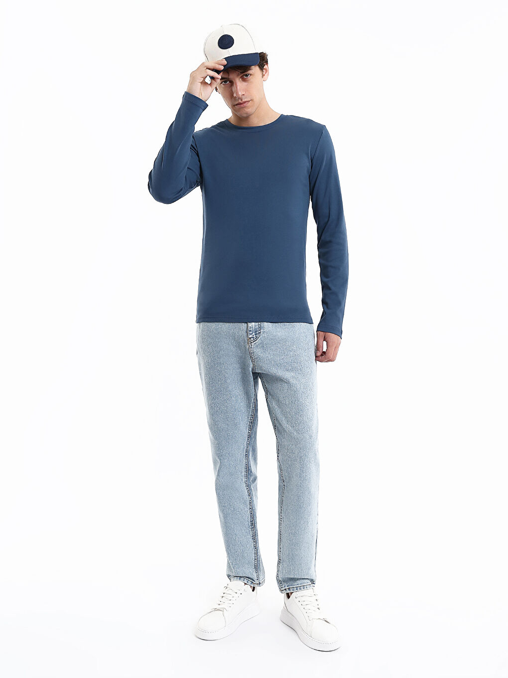Sweat-shirt pour Hommes à Col Rond-1