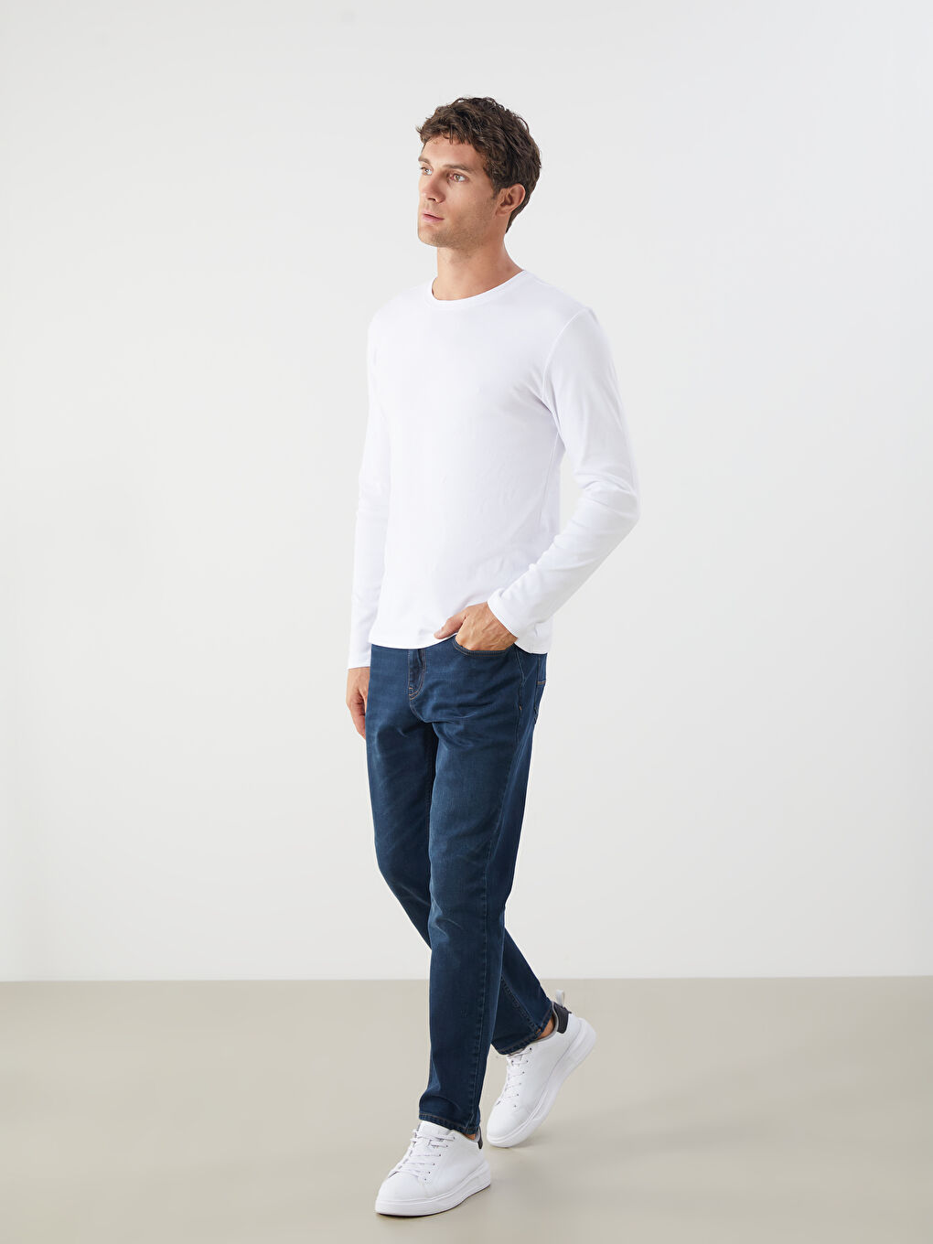 Crew Neck Men's Sweatshirt-1