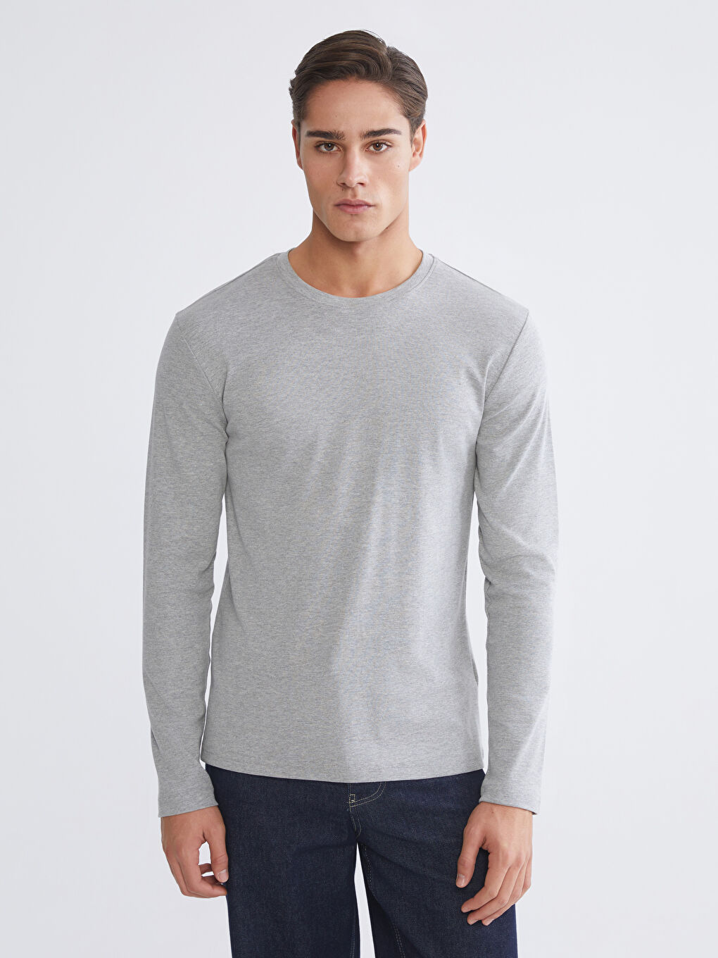 Crew Neck Men's Sweatshirt-1