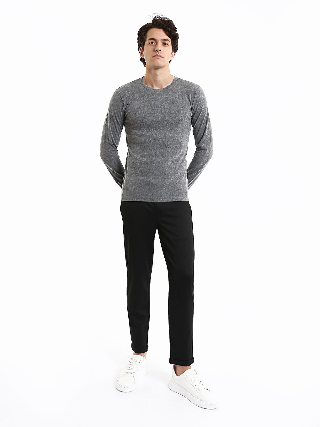 Sweat-shirt pour Hommes à Col Rond-2