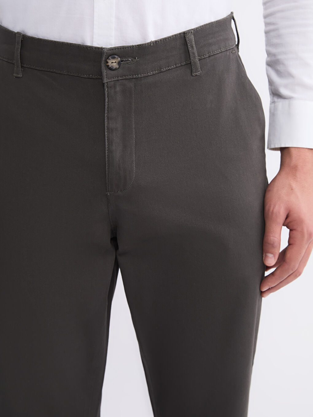 Standard Fit Men's Chino Trousers-2