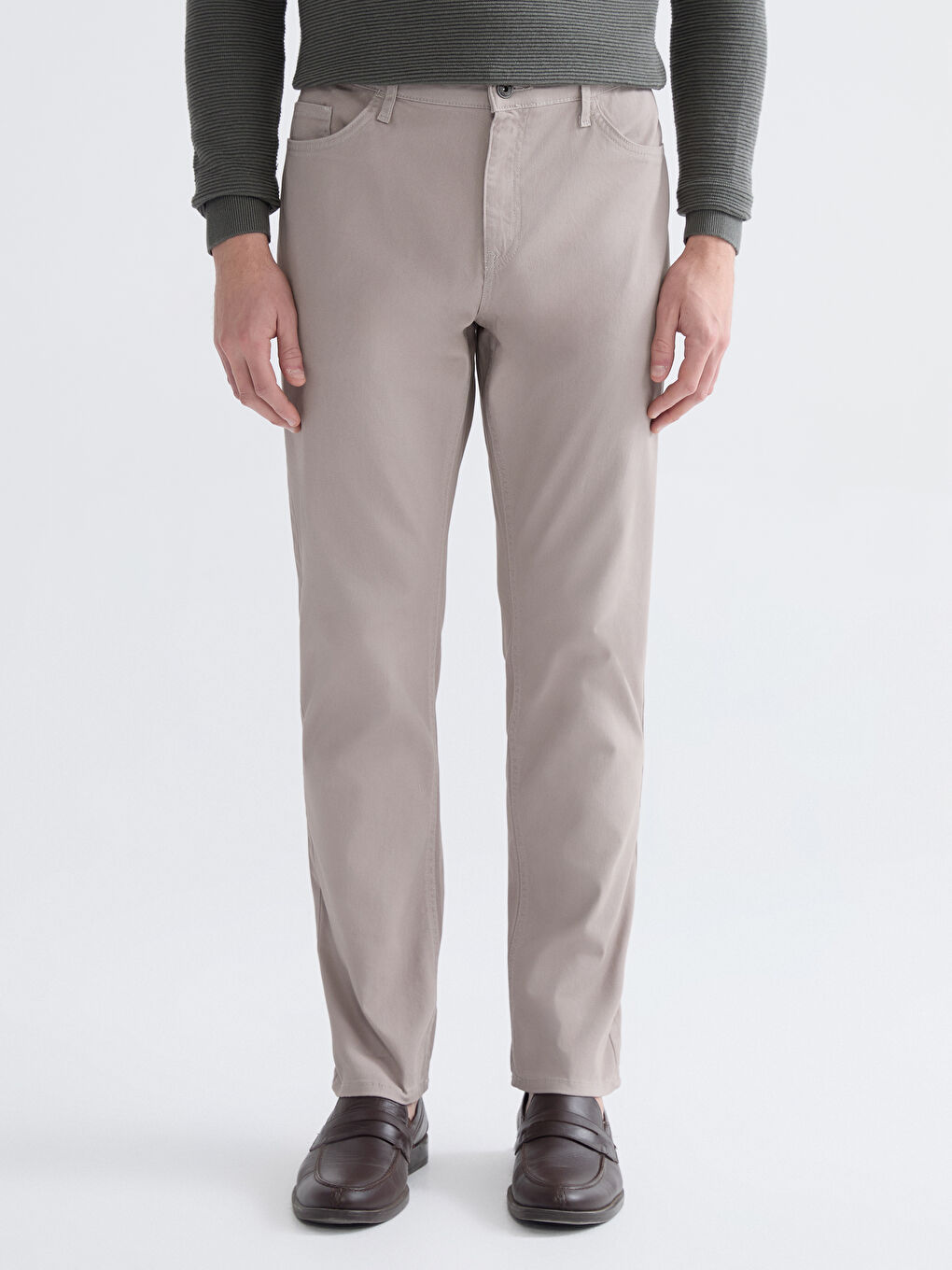 بنطلون تشينو جبردين بقصة رفيعة-1