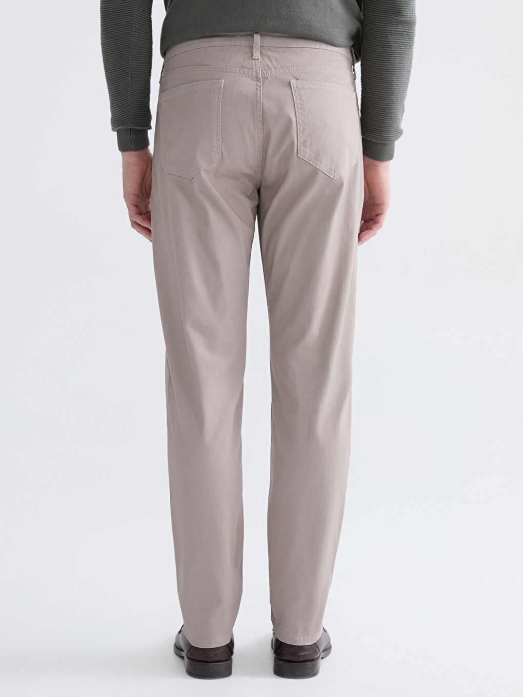 بنطلون تشينو جبردين بقصة رفيعة-3