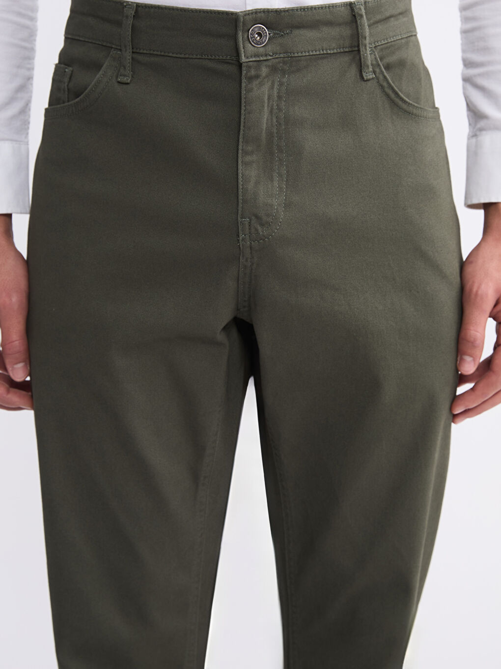 بنطلون تشينو جبردين بقصة رفيعة-2