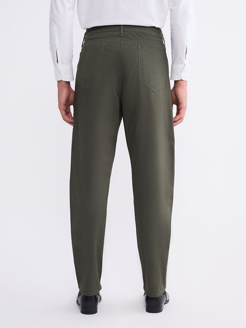 بنطلون تشينو جبردين بقصة رفيعة-3