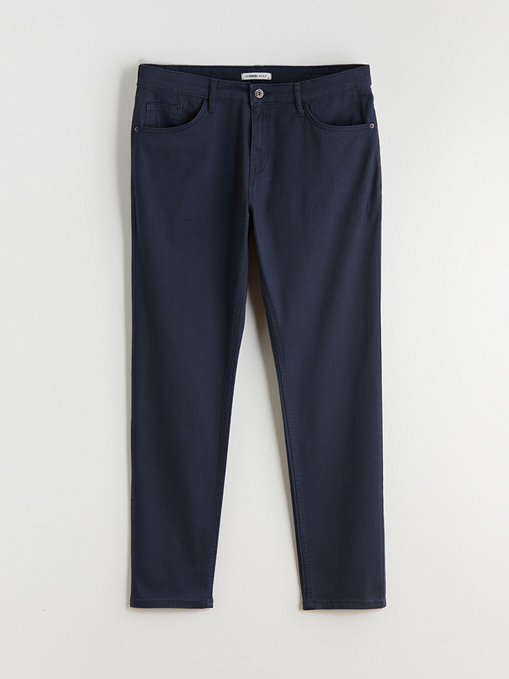 Slim Fit Gabardine Chino Trousers-4