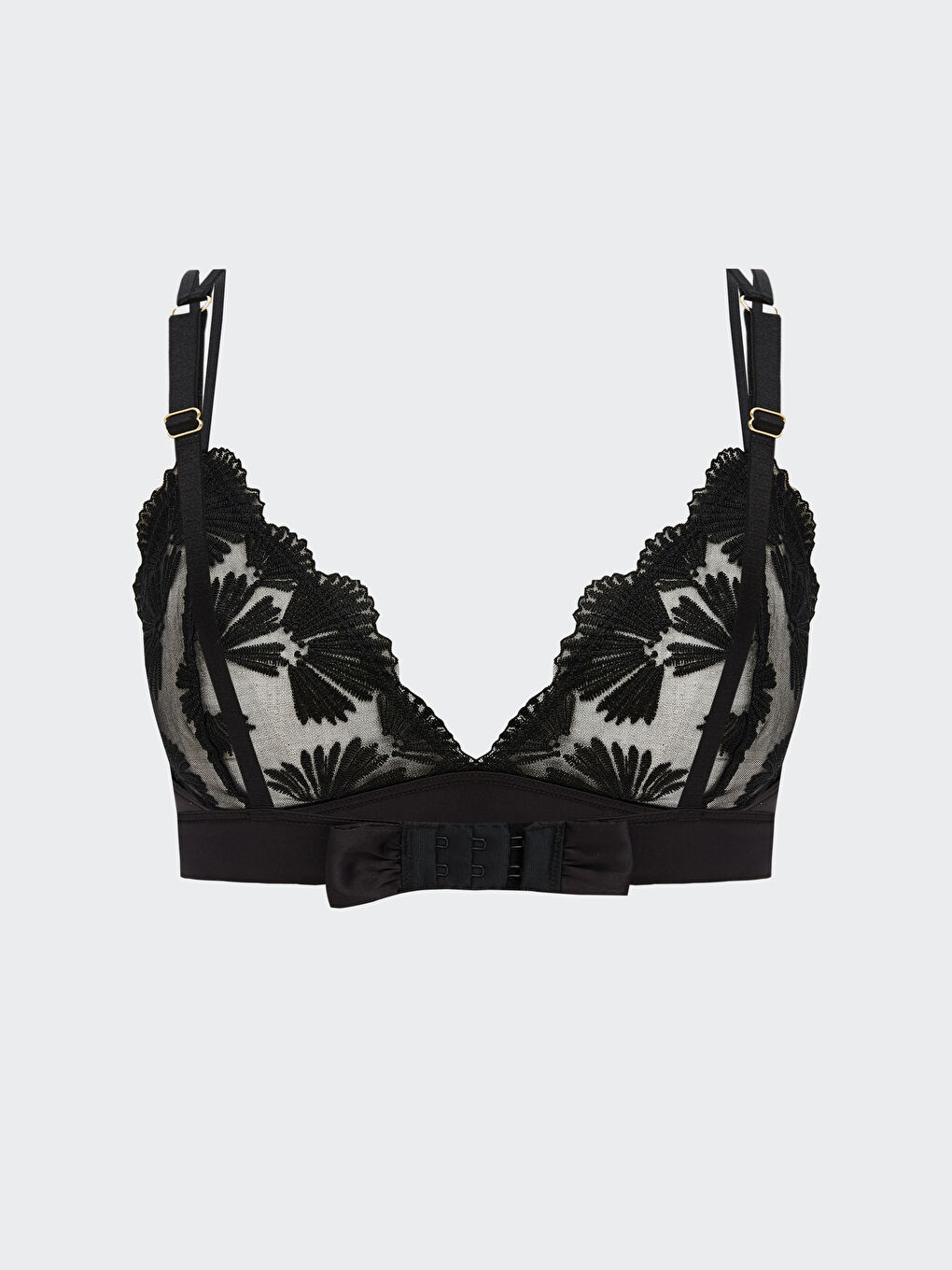 Non-Wired Non-Padded Patterned Fancy Bra-1