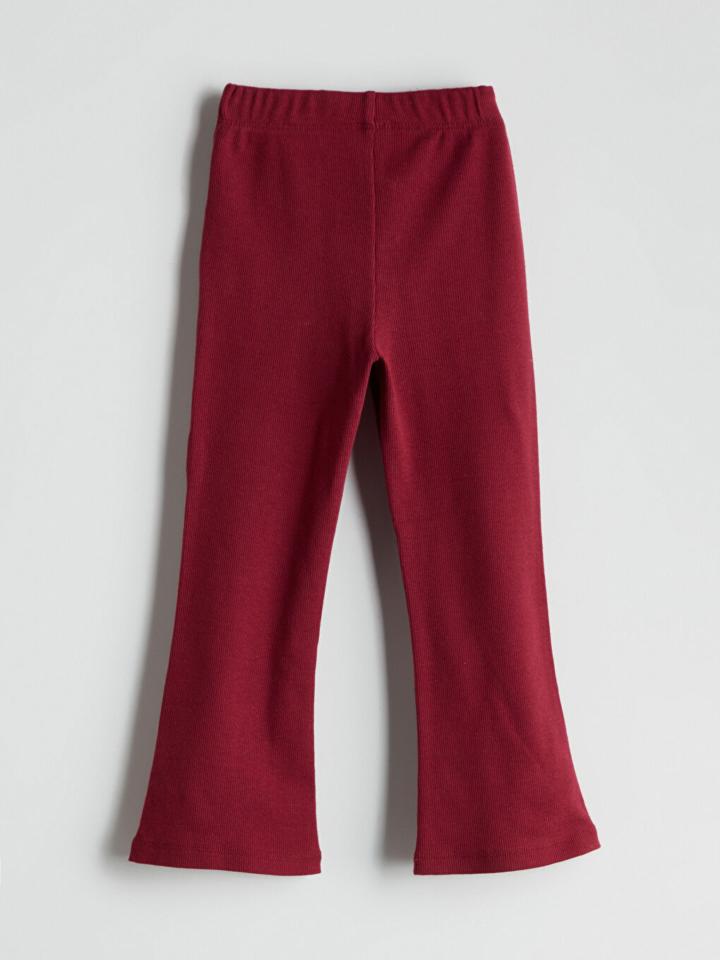 LCW Kids Elasticated Waist Flared Leg Girls' Leggings -W56004Z1-HFC
