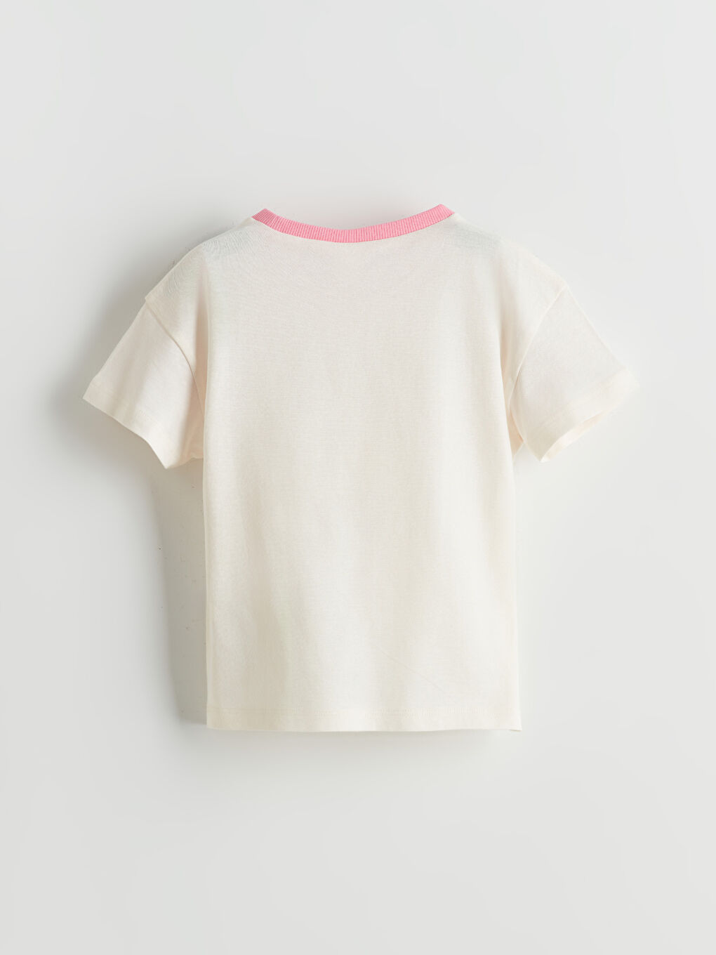 LCW Kids Majica sa okruglim izrezom, štampana, za devojčice -W56010Z1-FES