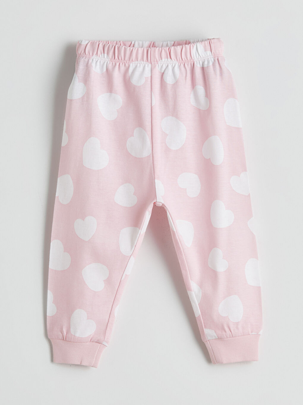 LCW baby Crew Neck Minnie Mouse Printed Baby Girls' Pyjama Set -W56020Z1-LT4