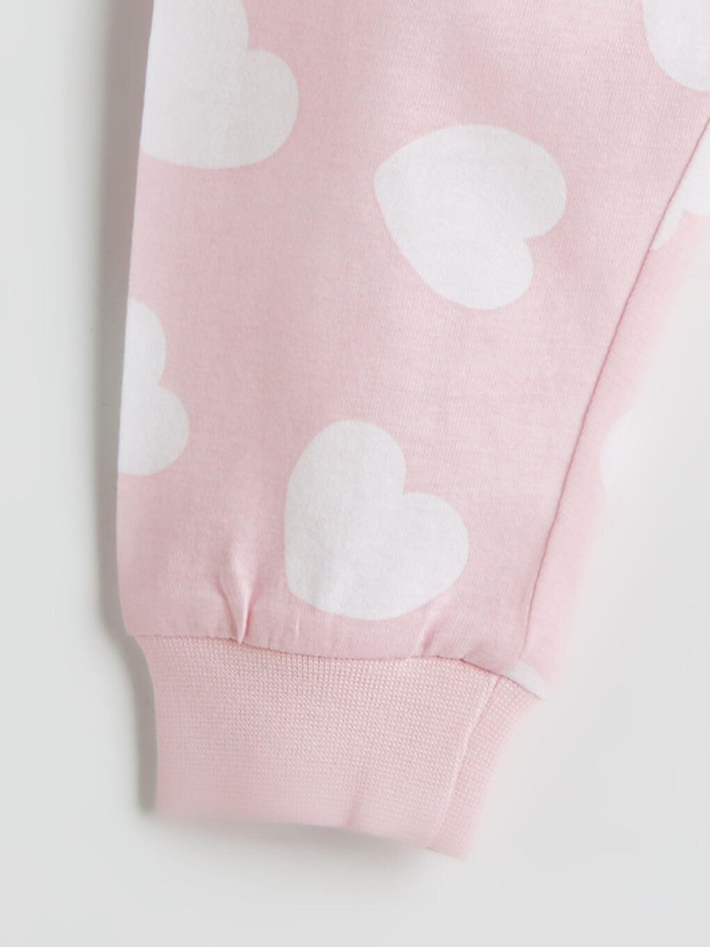 LCW baby Crew Neck Minnie Mouse Printed Baby Girls' Pyjama Set -W56020Z1-LT4