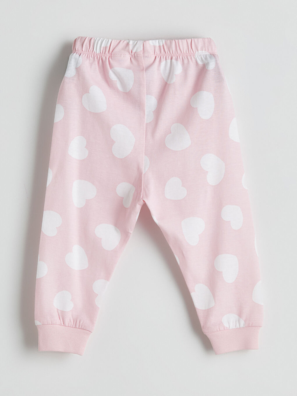 LCW baby Crew Neck Minnie Mouse Printed Baby Girls' Pyjama Set -W56020Z1-LT4