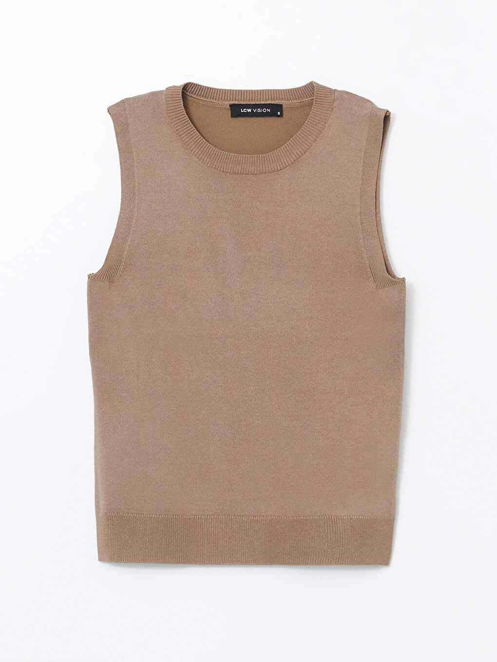 LCW Vision Crew Neck Women's Knitwear Tank Top -W56038Z8-R00