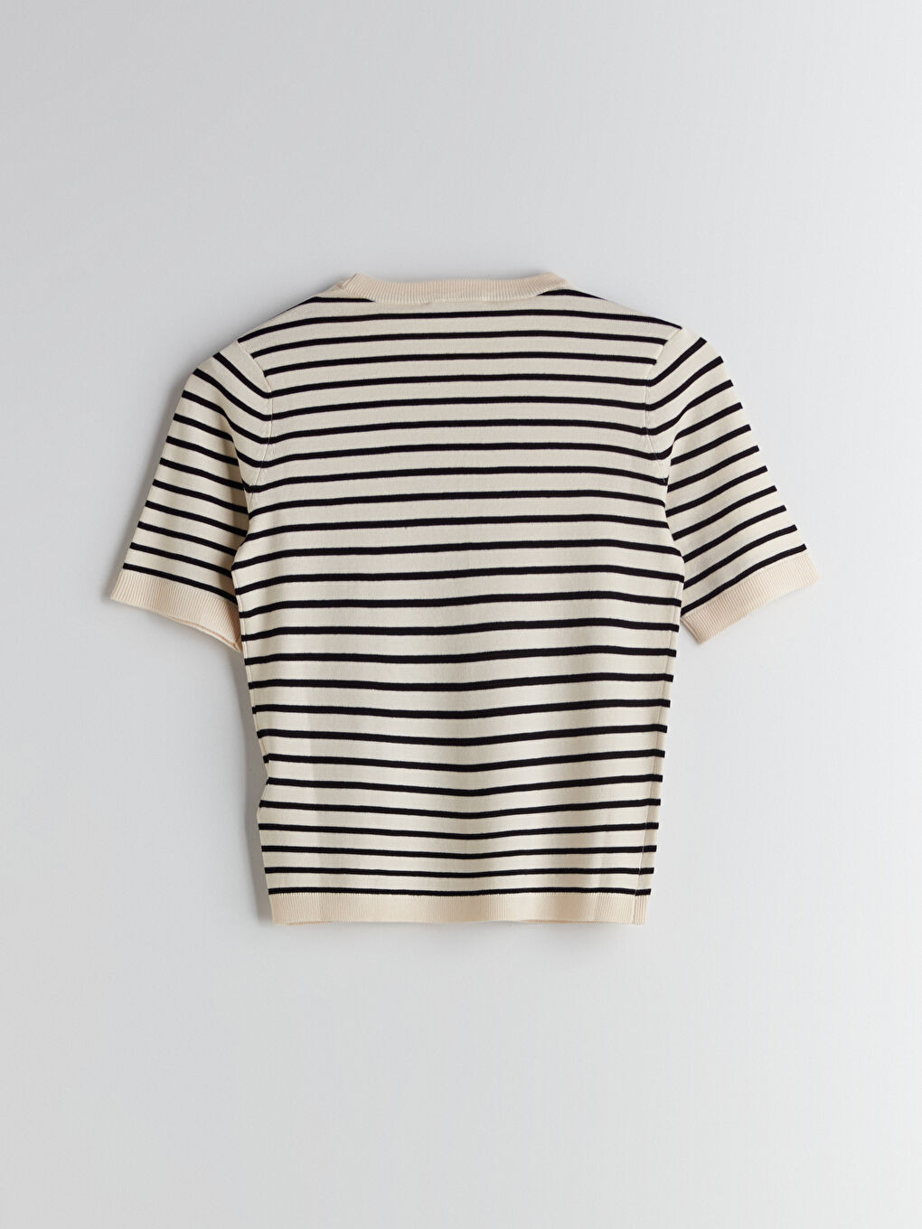 LCW Vision Crew Neck Striped Women's Knitwear Sweater -W56042Z8-LEG