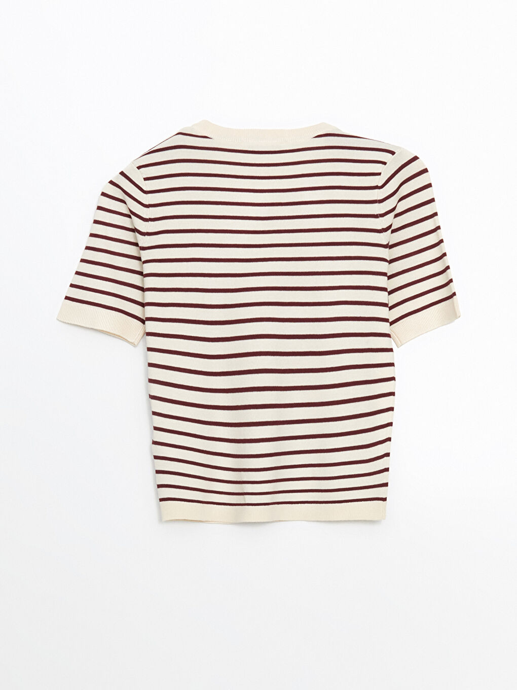 LCW Vision Crew Neck Striped Women's Knitwear Sweater -W56042Z8-LET