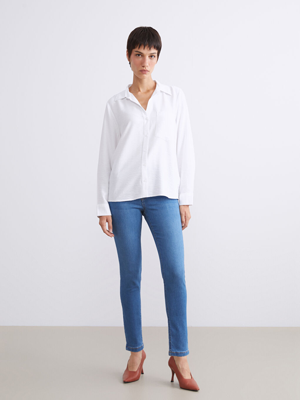 İndigo Push Up Kadın Jean Pantolon