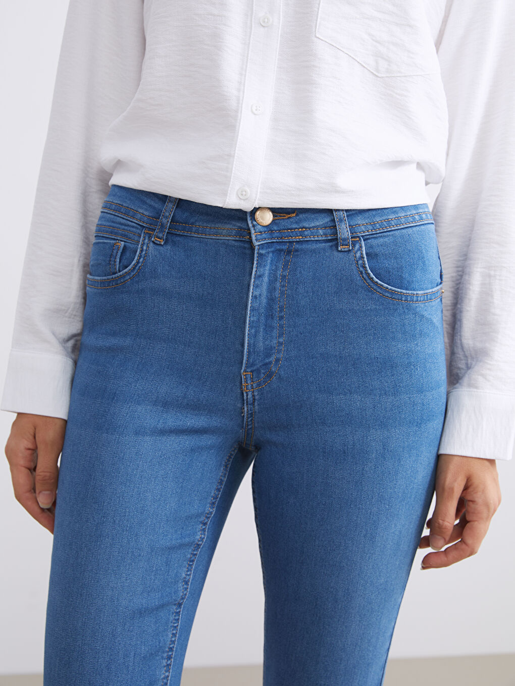 İndigo Push Up Kadın Jean Pantolon-2