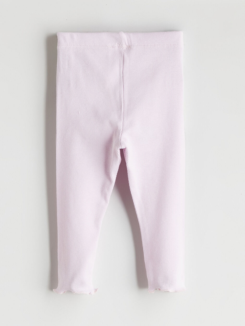 Lila Beli Lastikli Kız Bebek Tayt 2'li-6