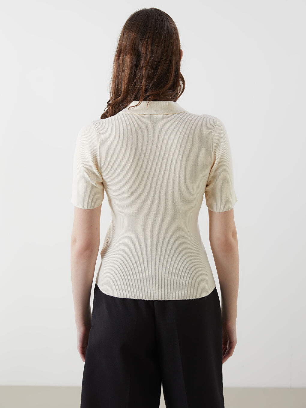 LCW Vision Polo Neck Women's Knitwear Sweater -W56057Z8-FDU