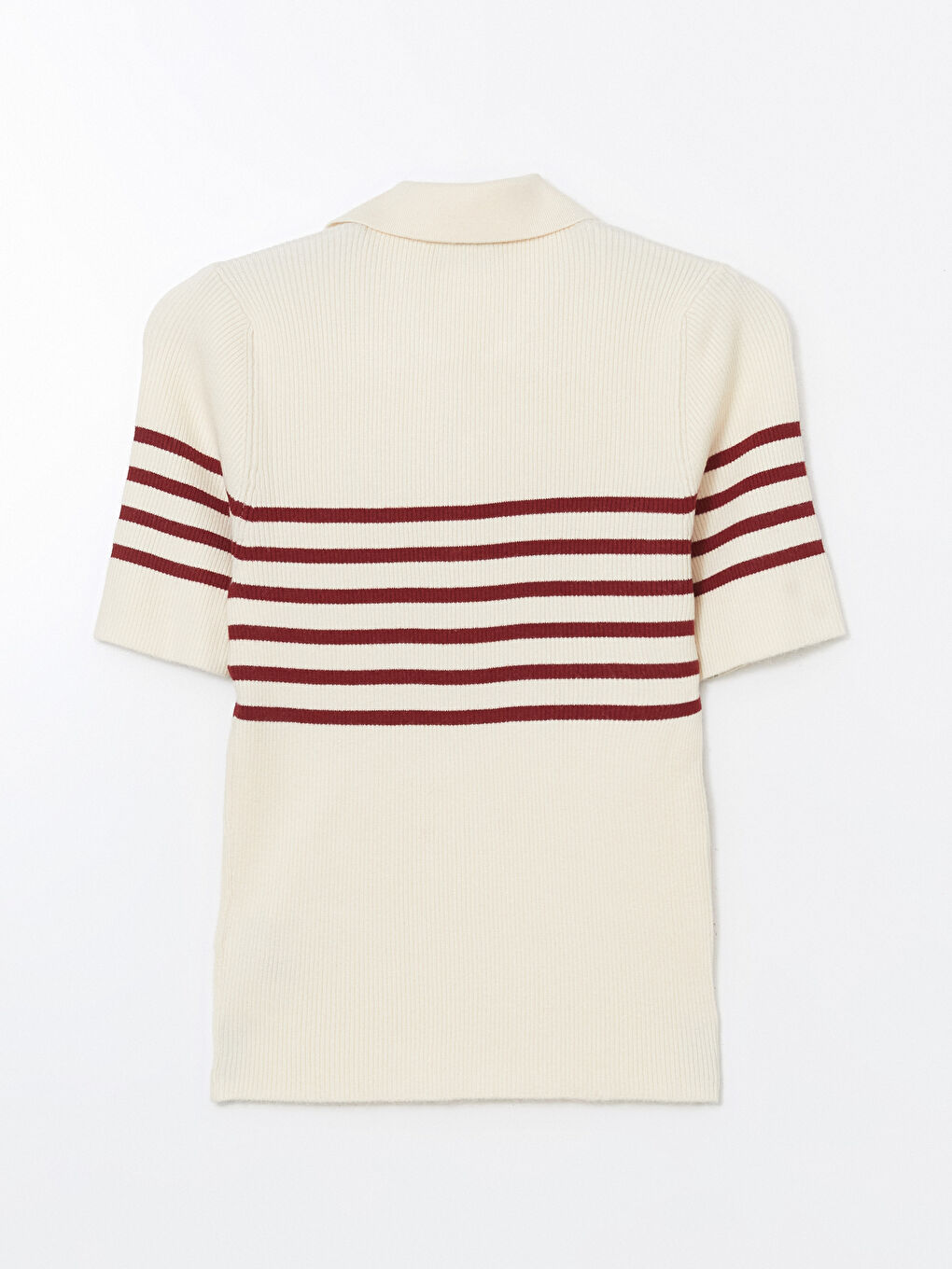 LCW Vision Polo Neck Striped Women's Knitwear Sweater -W56057Z8-LJE