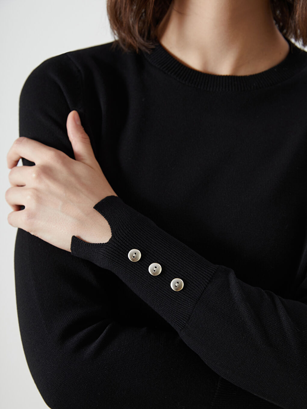 LCW Vision Crew Neck Women's Sweater -W56061Z8-CVL