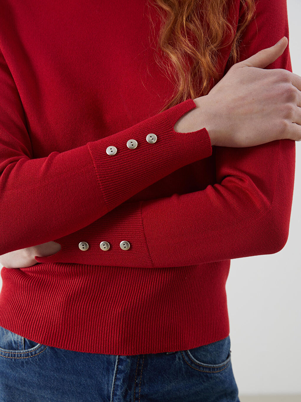 LCW Vision Woman ORANGE Jumper -W56061Z8-R22