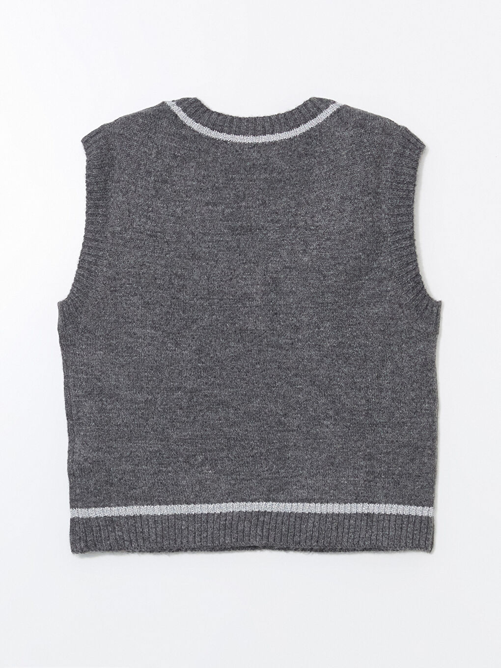 LCW Vision Woman ANTHRACITE Sweater Vest -W56068Z8-D5D
