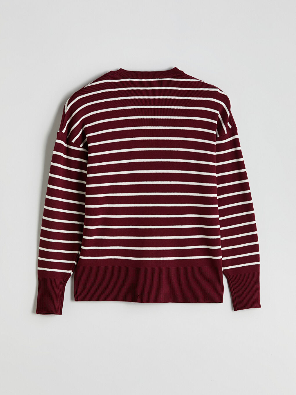 LCW Vision Crew Neck Striped Women's Knitwear Sweater -W56069Z8-LET