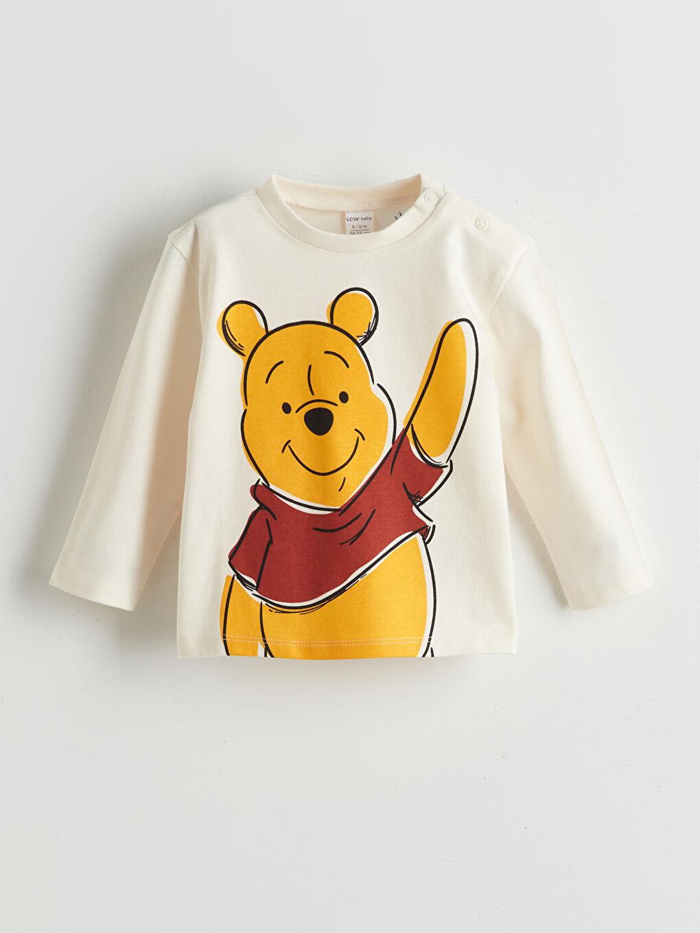 LC WAIKIKI Crew Neck Winnie the Pooh Printed Boys' Pyjama Set -W56081Z1-YG7