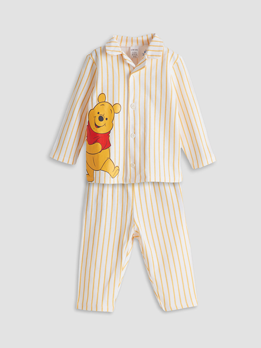 LCW baby Winnie The Pooh Printed Baby Boys' Pyjama Set -W56082Z1-LU9