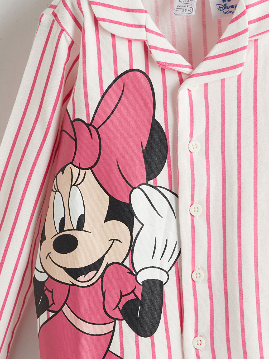 LCW baby Minnie Mouse Printed Baby Girls' Pyjama Set -W56085Z1-LRA