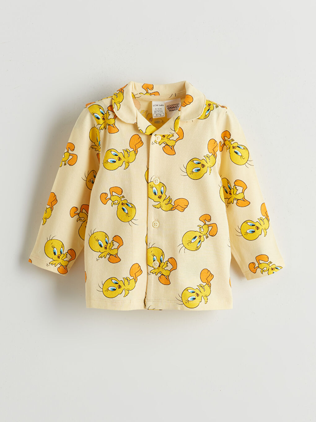 LCW baby Tweety Printed Baby Girls' Pyjama Set -W56086Z1-LU9