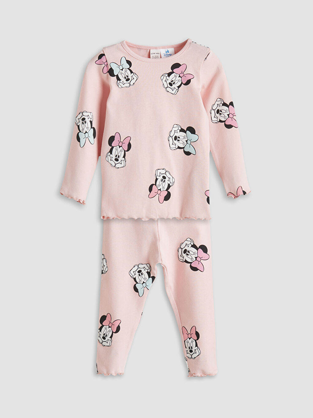 LC WAIKIKI ROZE Pidžama komplet Devojka -W56087Z1-LSZ