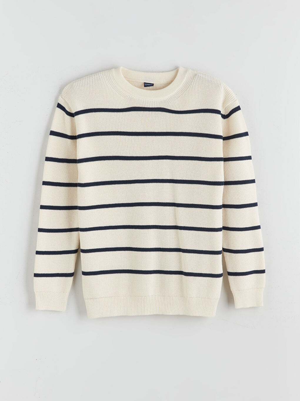 Crew Neck Striped Boys' Sweater