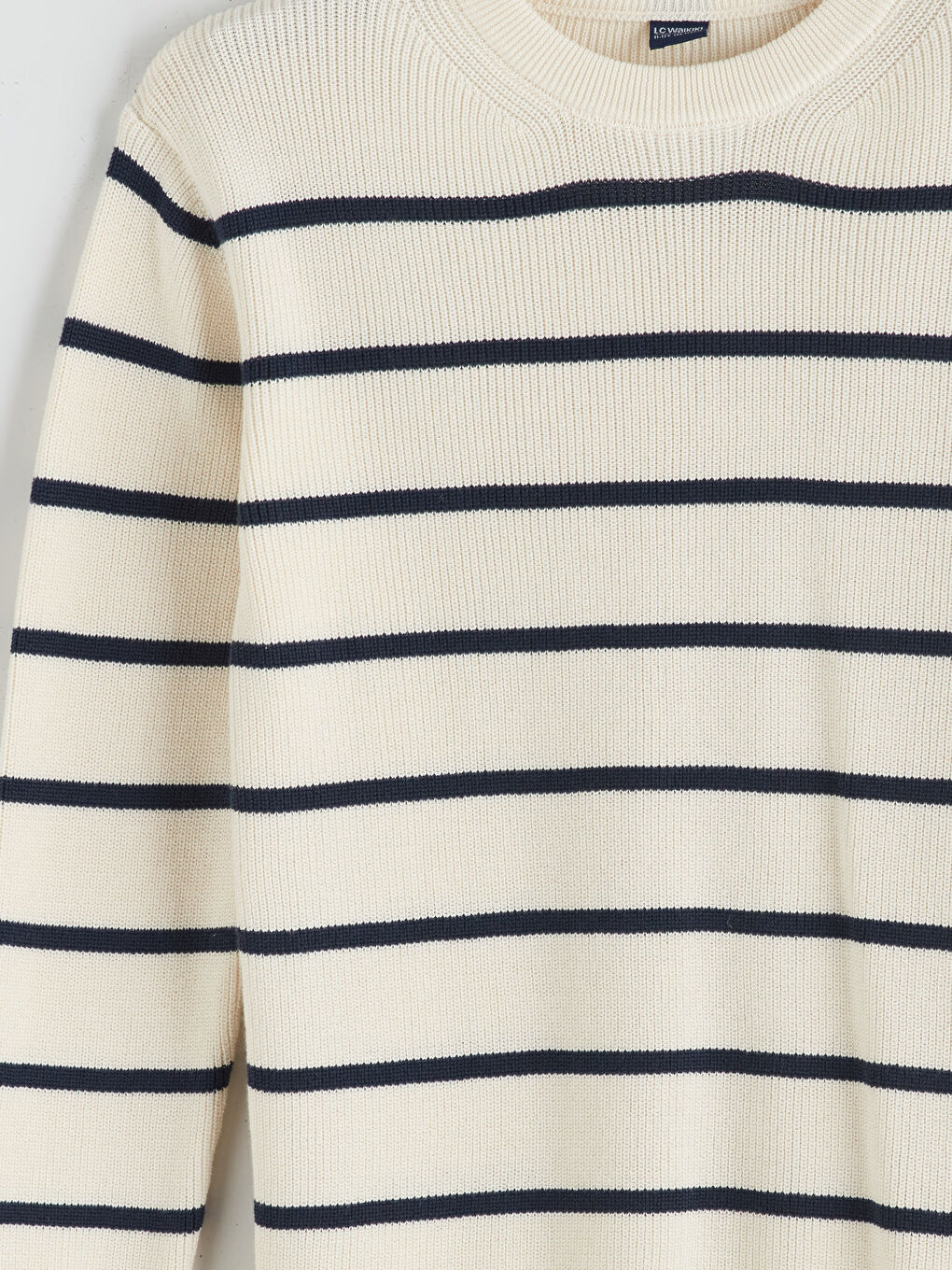 Crew Neck Striped Boys' Sweater-2