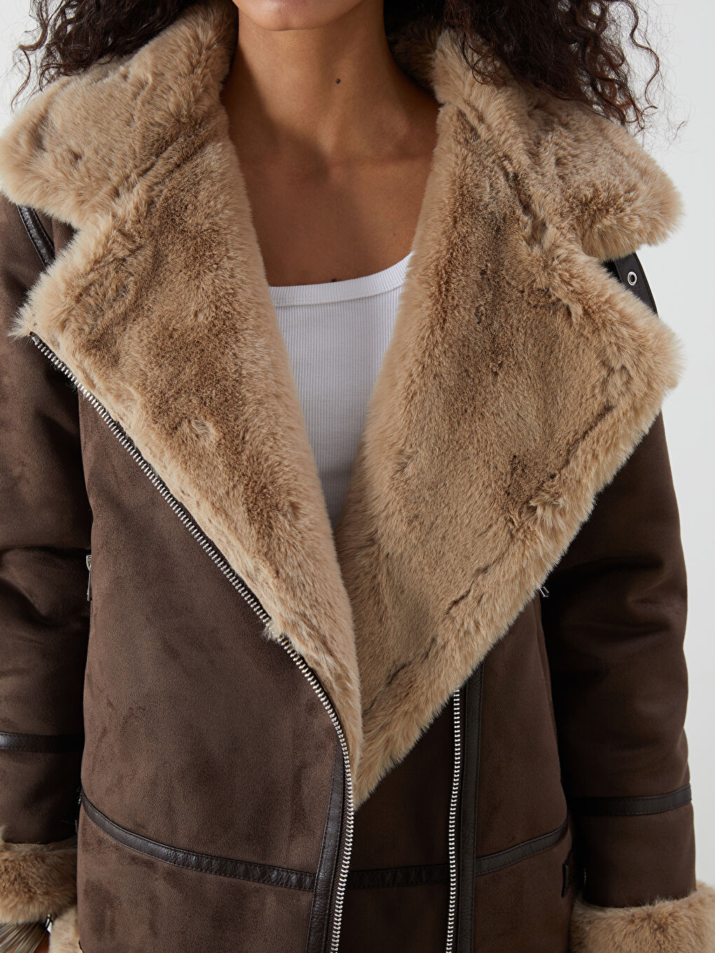 Әйелдер қоңыр Күртке-2