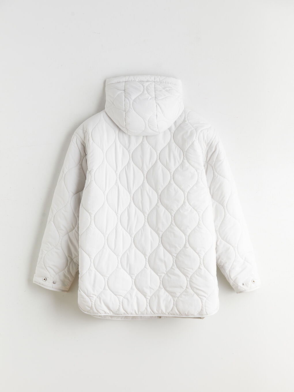 Hooded Quilted Oversize Women's Puffer Coat-1