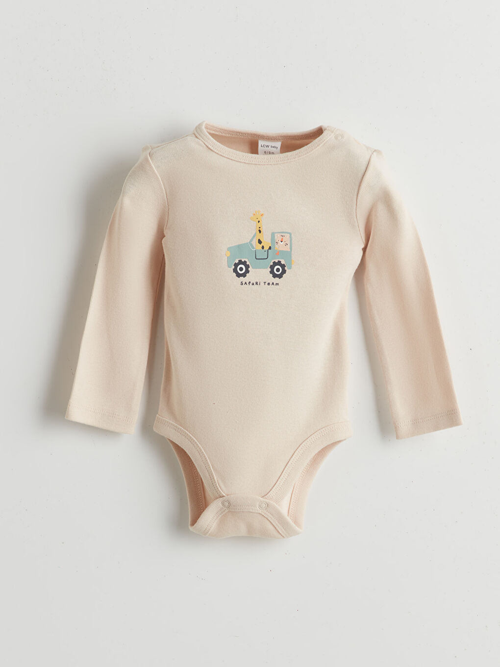 LCW baby Baby Boy BEIGE Bodysuit -W56123Z1-SB4