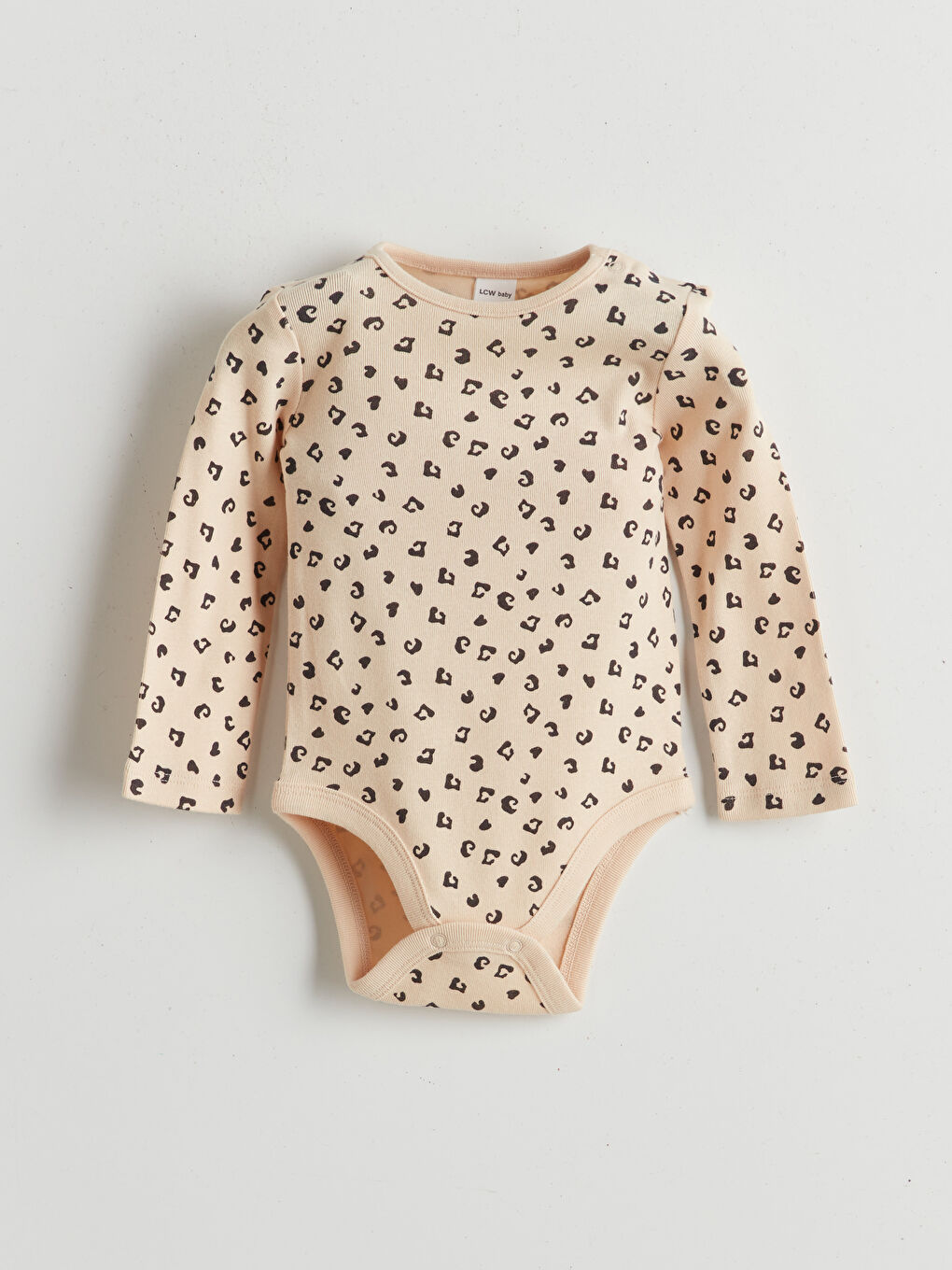 LCW baby Baby Girl BEIGE Bodysuit -W56137Z1-LQB