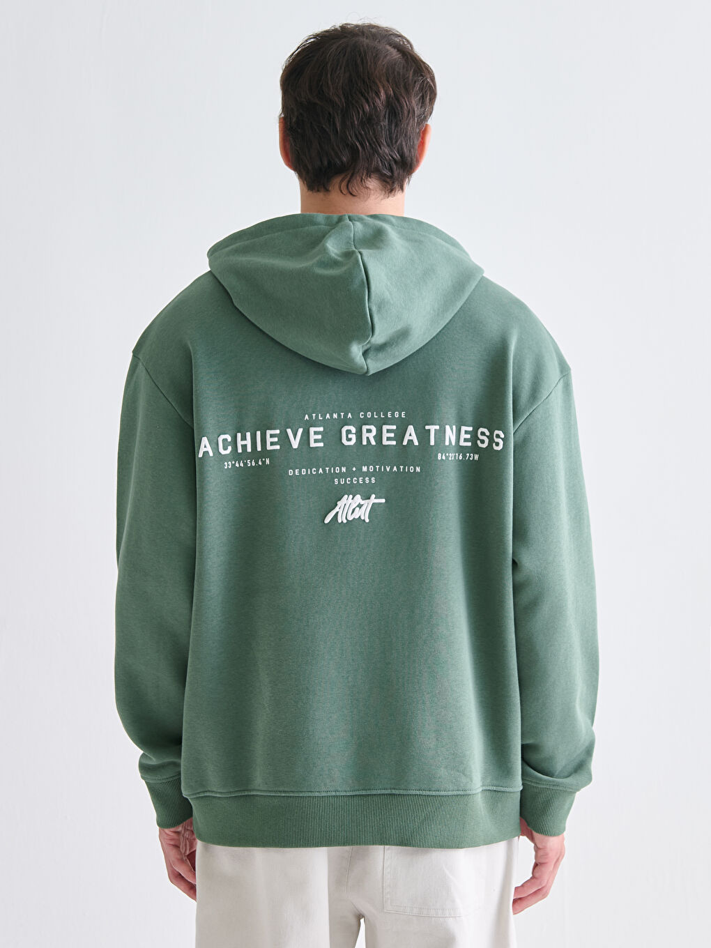 Long Sleeve Printed Men's Hoodie-3