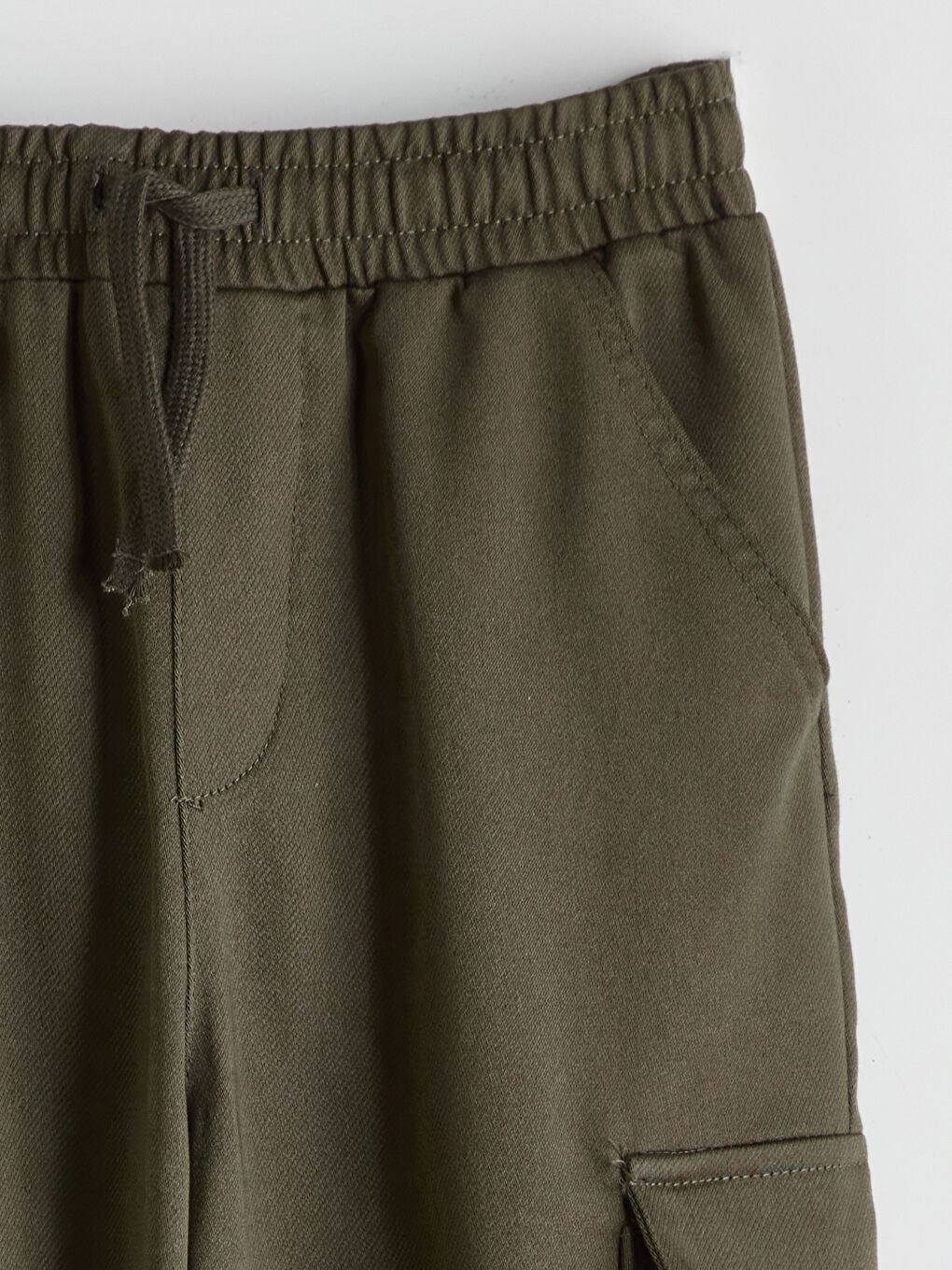 LCW Kids Elasticated Waist Boys' Cargo Jogger Pants -W56145Z4-L0B