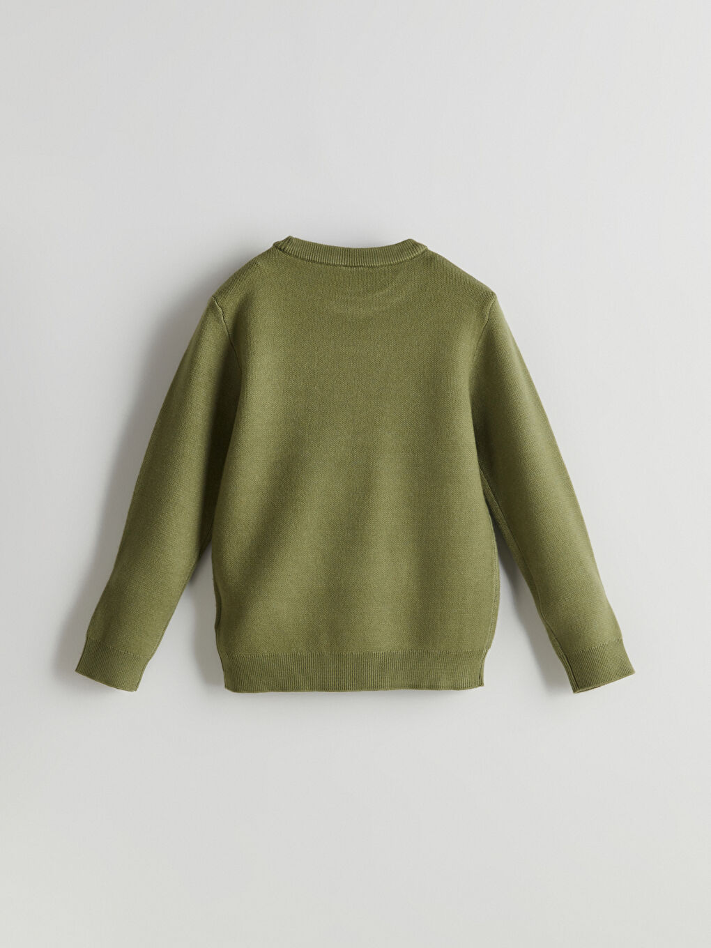 LCW Kids Crew Neck Printed Boys' Knit Sweater -W56162Z1-LAV