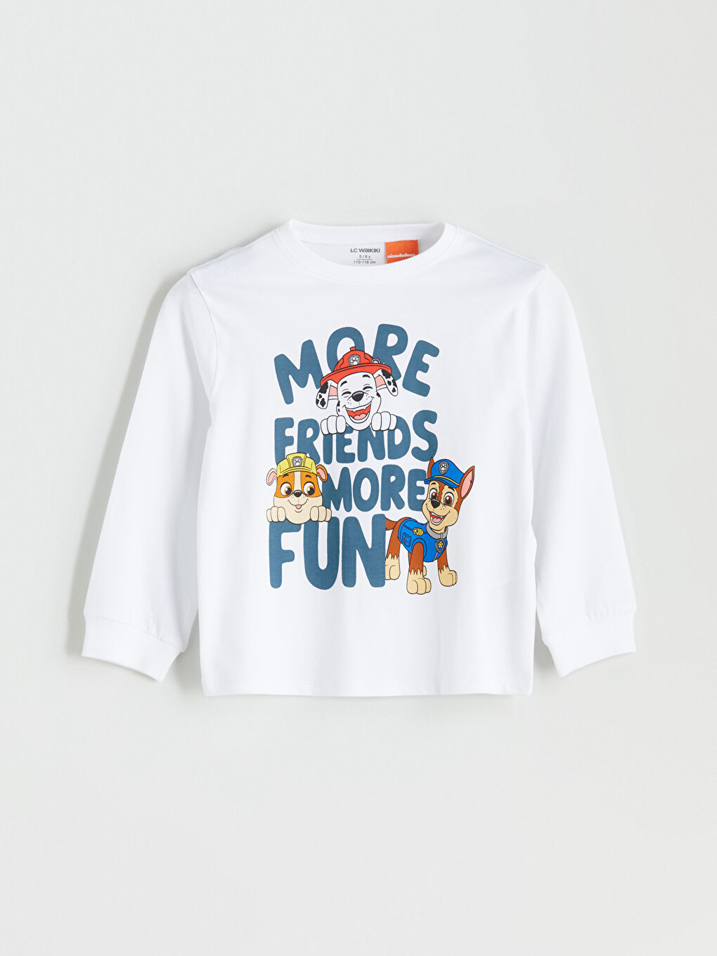 LCW baby Crew Neck Paw Patrol Printed Boys' T-Shirt -W56166Z1-Q6K