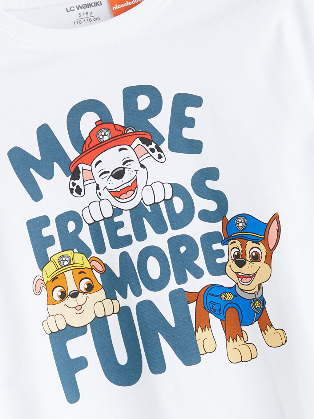 LCW baby Crew Neck Paw Patrol Printed Boys' T-Shirt -W56166Z1-Q6K