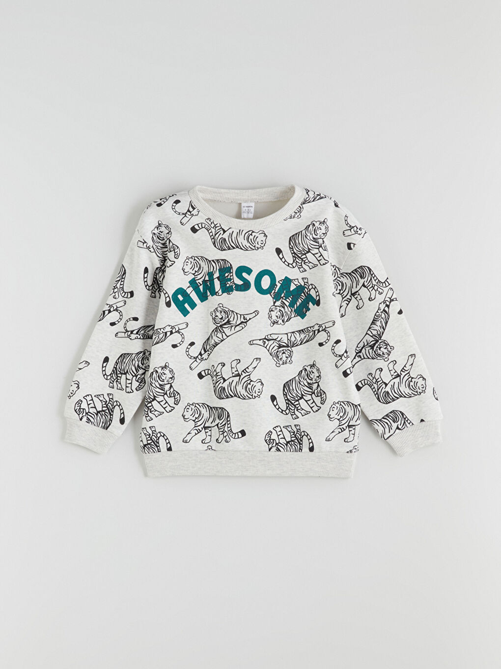 Karışık Baskılı Erkek Çocuk Sweatshirt